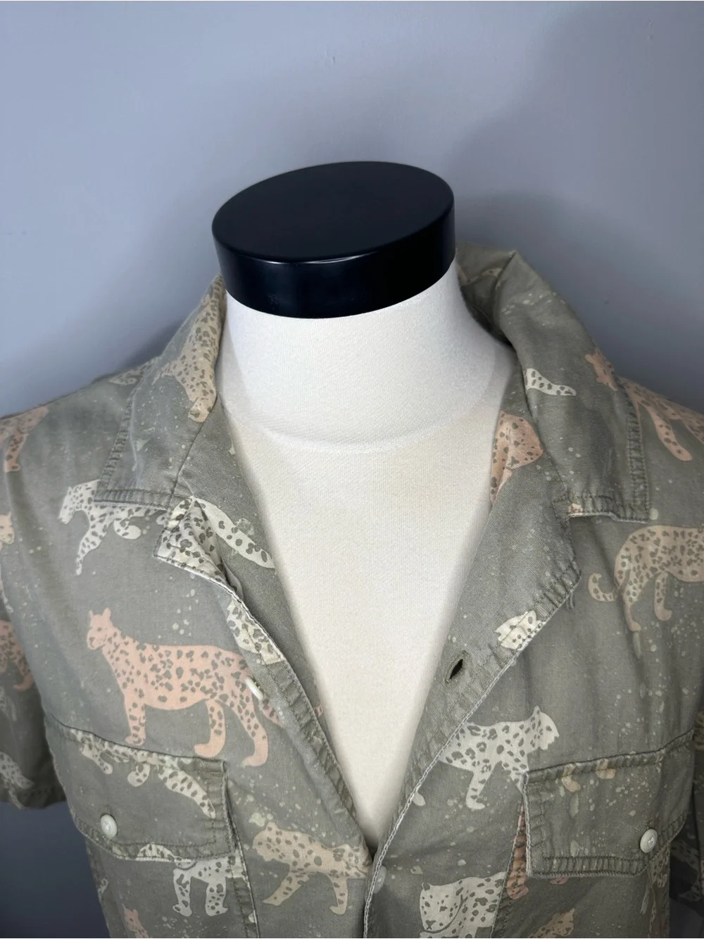 Leopard Print Men’s Shirt